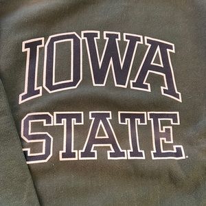 Iowa State University Champion Reverse Weave 2x Sweatshirt Dark Green & Navy